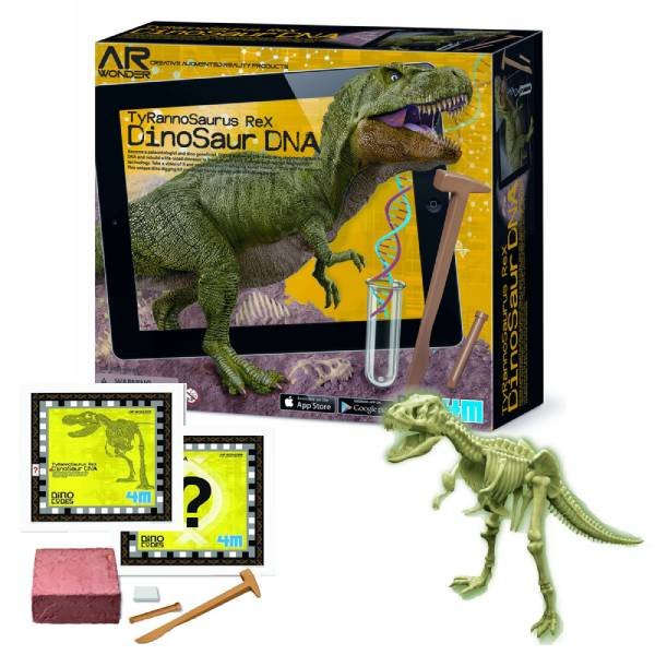Dinosaurio T-rex realidad aumentada
